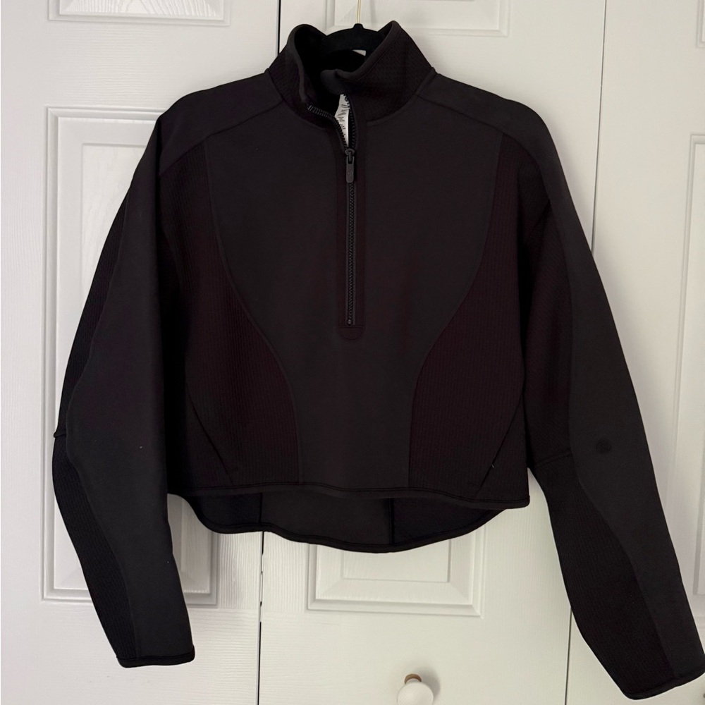 Lululemon Smooth Spacer Quarter Zip Cropped - S. NWOT